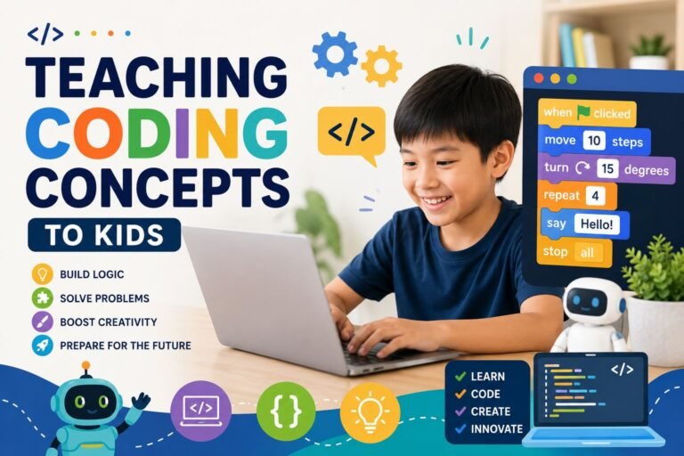 Coding Concepts to Kids: A Simple Guide for Parents