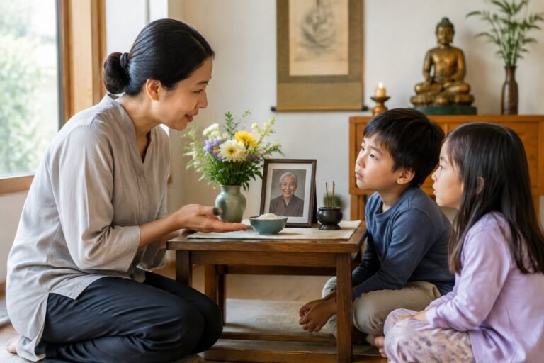 How to Explain Buddhist Funeral Customs to Young Children Gently